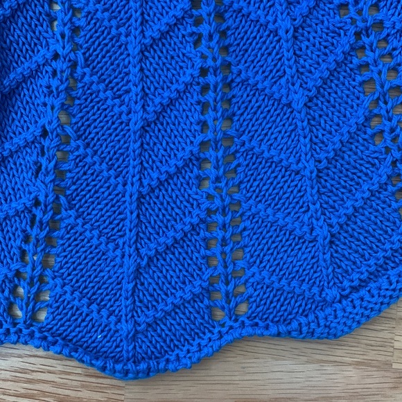 NWT ZARA Crochet💙Openwork knit top💙 - Picture 13 of 16